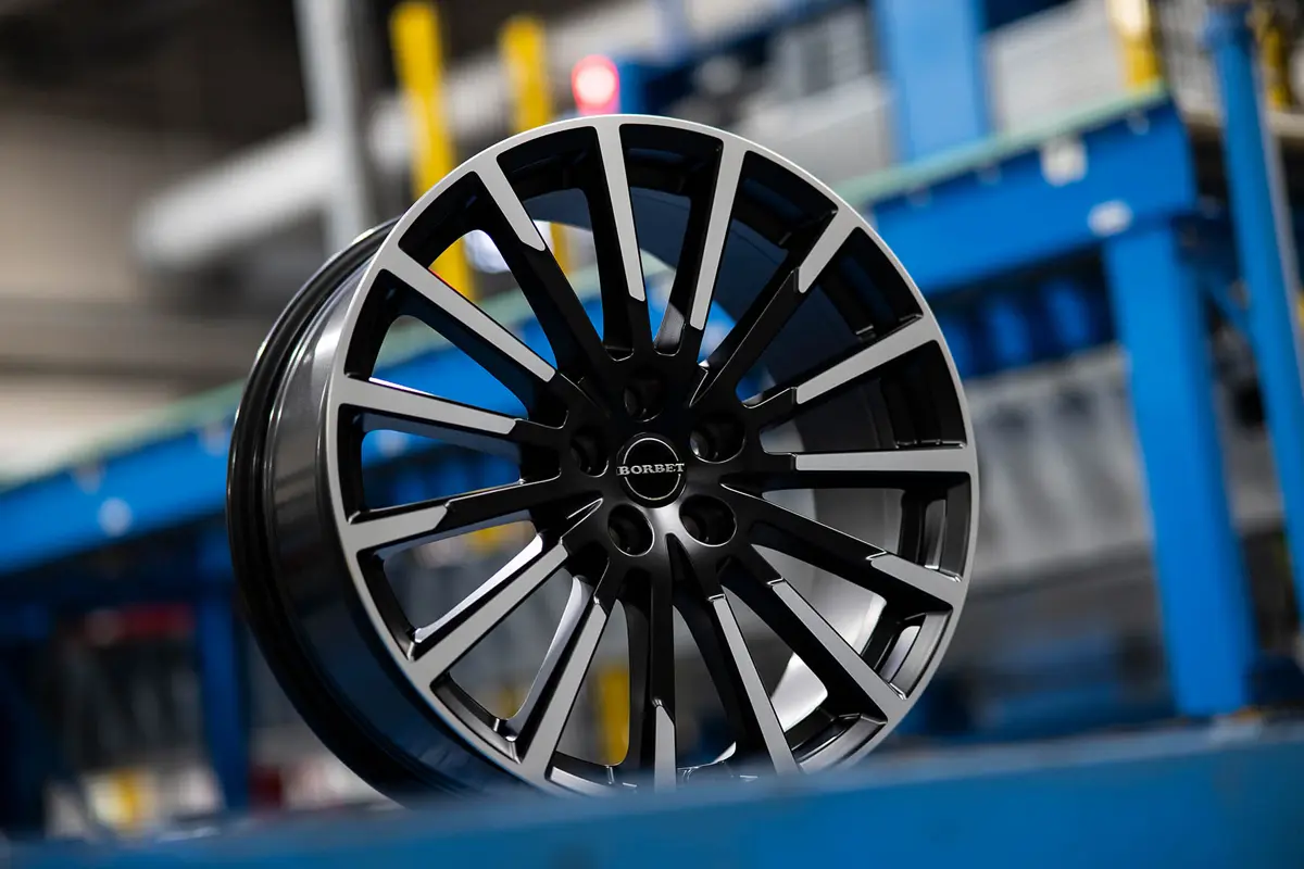 2025 BORBET BX15 black polished matt HO  klein