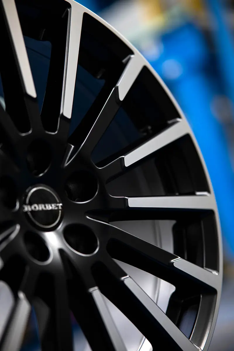 2025 BORBET BX15 black polished matt HO BORBET7710 klein