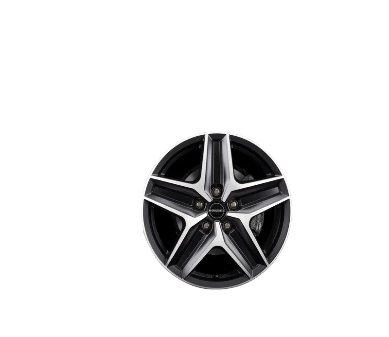 BORBET CWZ black polished matt