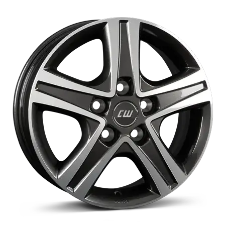 BORBET CWD mistral anthracite polished