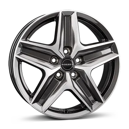 BORBET CWZ mistral anthracite polished glossy