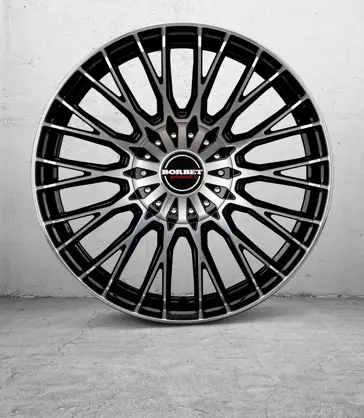 BORBET BTX black polished glossy 1
