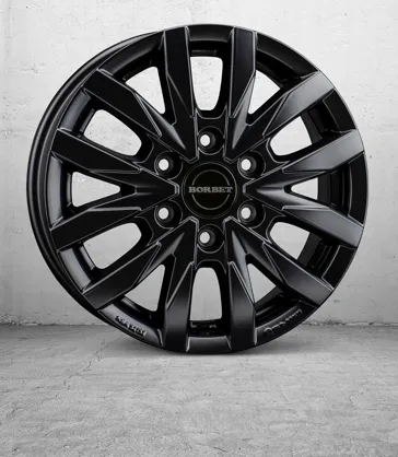 BORBET CW6 16  black matt 2