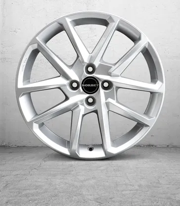 BORBET N 4 LOCH Crystal silver 1