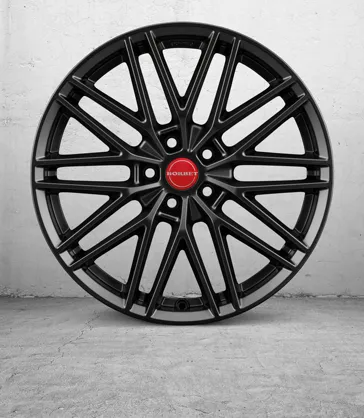 BS5 black matt rote Linse 2