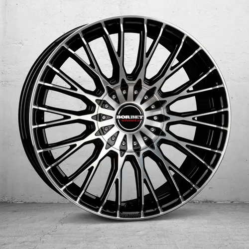 BORBET BTX black polished glossy 4