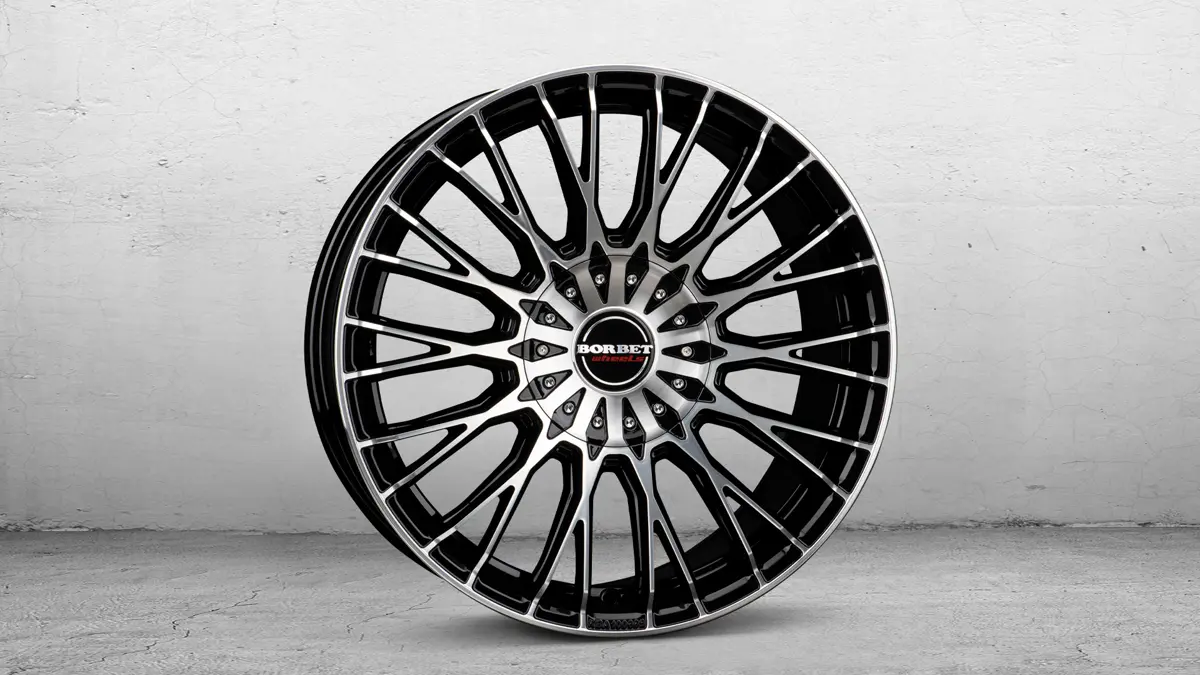 BTX BORBET Premiumfelge black polished quer