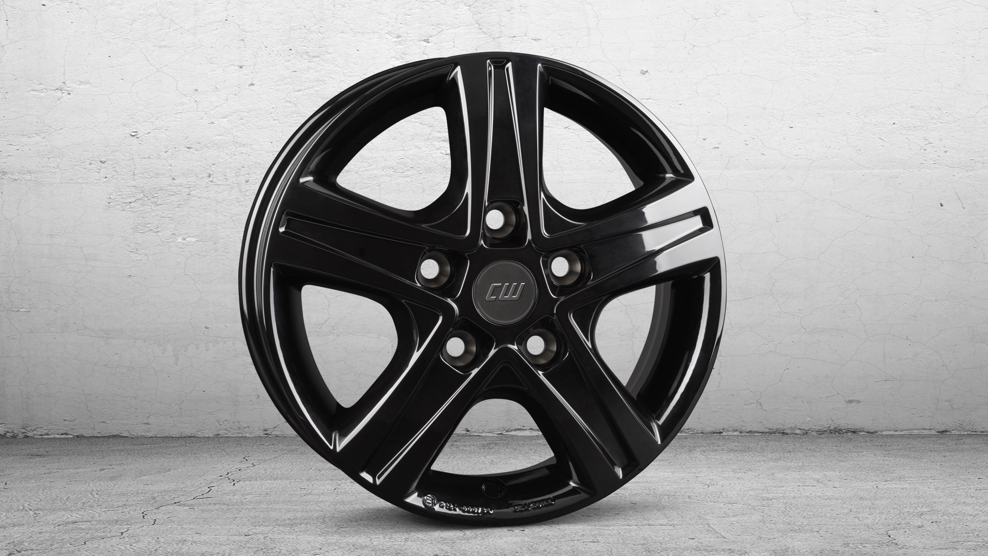 BORBET CWD black glossy 16 