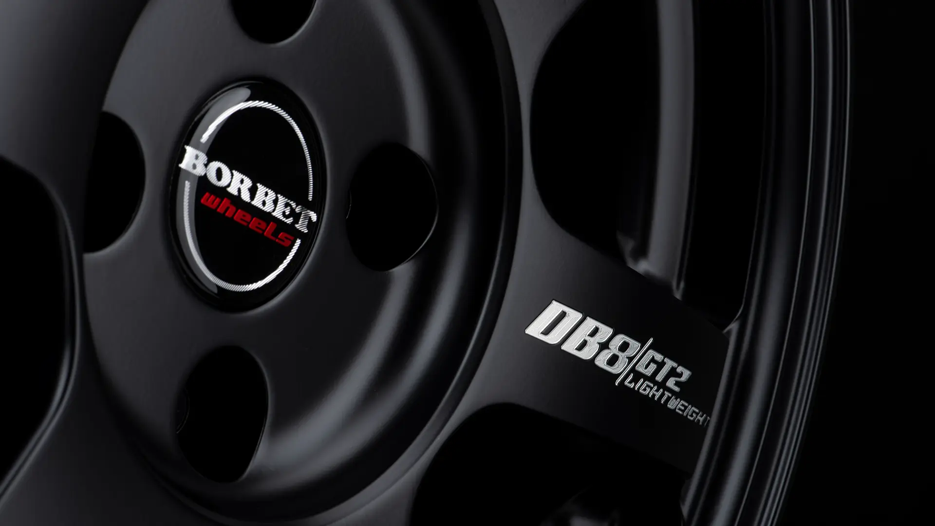 BORBET DB8GT2 4-Loch Felge black matt Detail