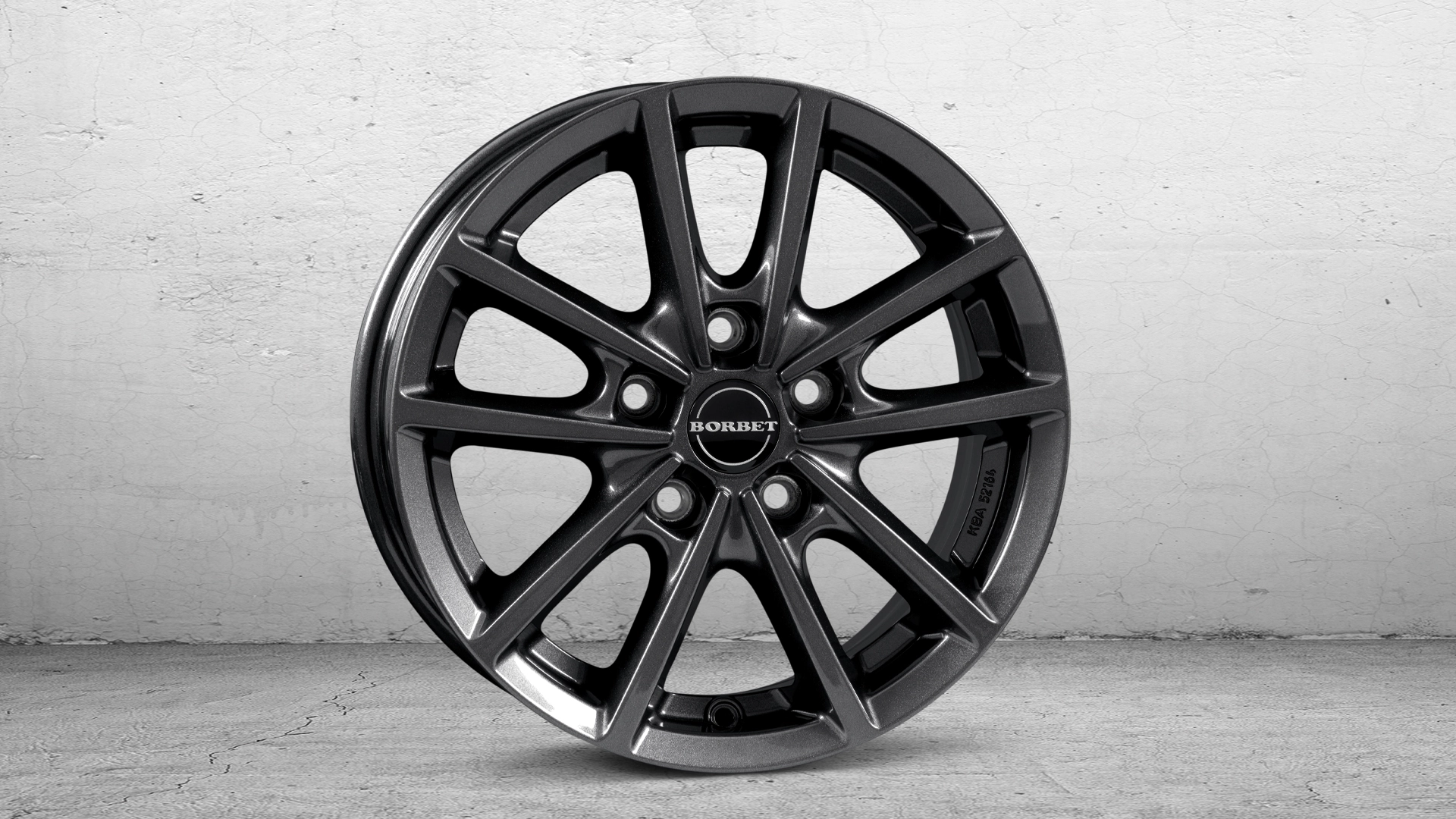 BORBET W mistral ant glossy15 