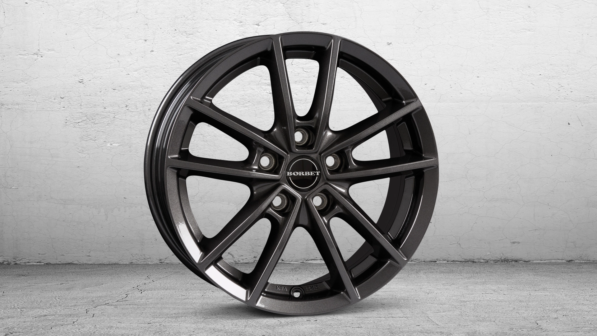 BORBET W mistral ant glossy