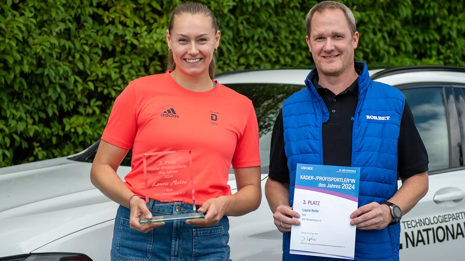 BORBET Ausbildungsstart 2025 Markus Stöber Laura Nolte