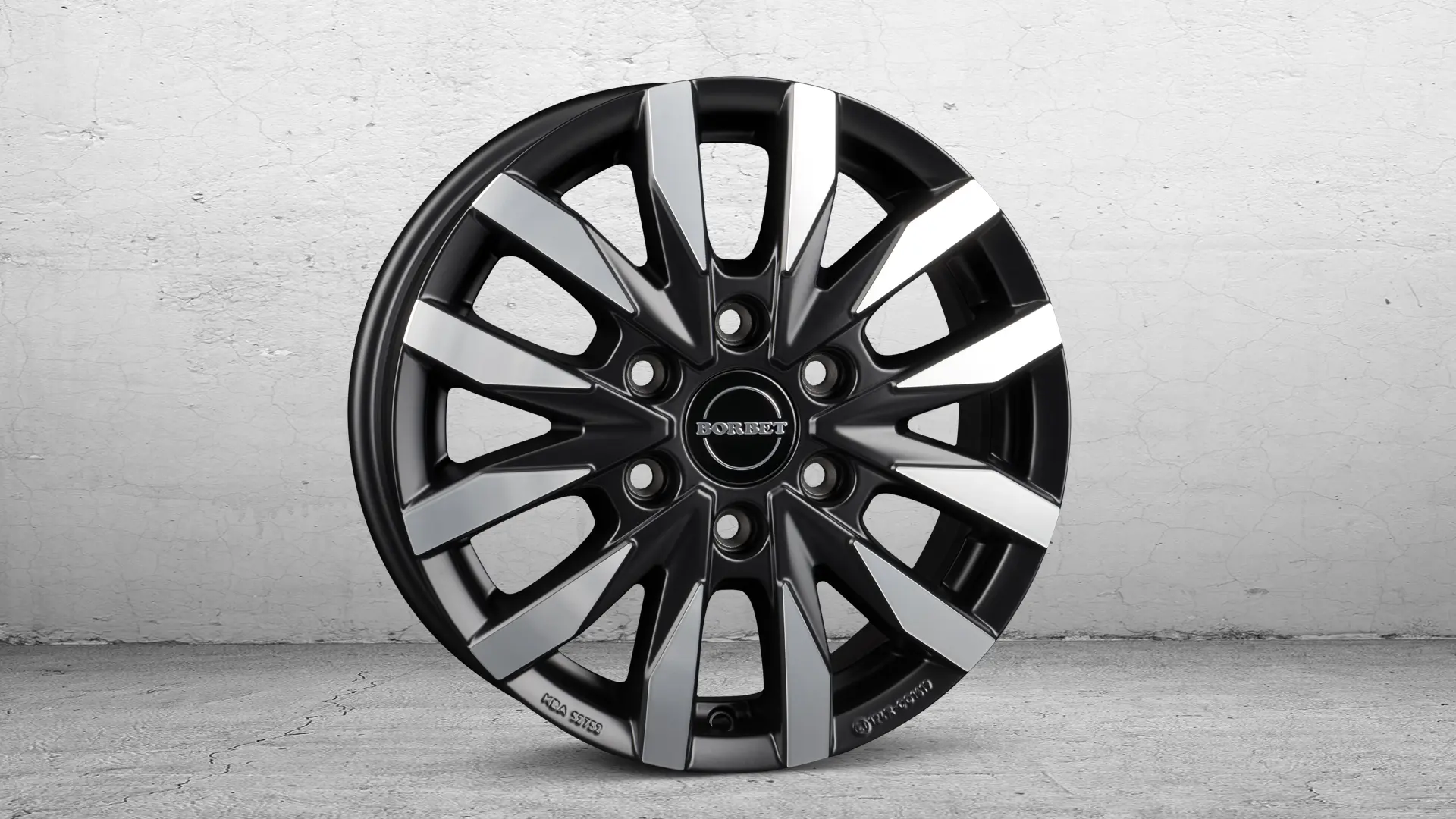 BORBET CW6 black pol matt