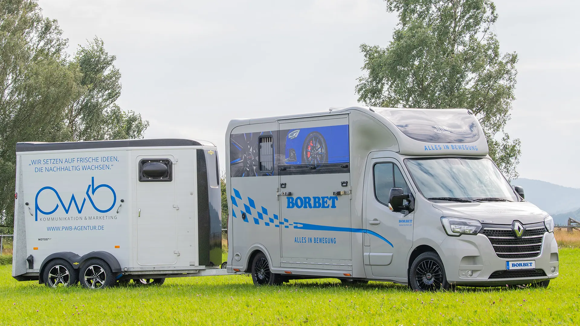 BORBET CWT black polished glossy Fahrzeug Horses 2