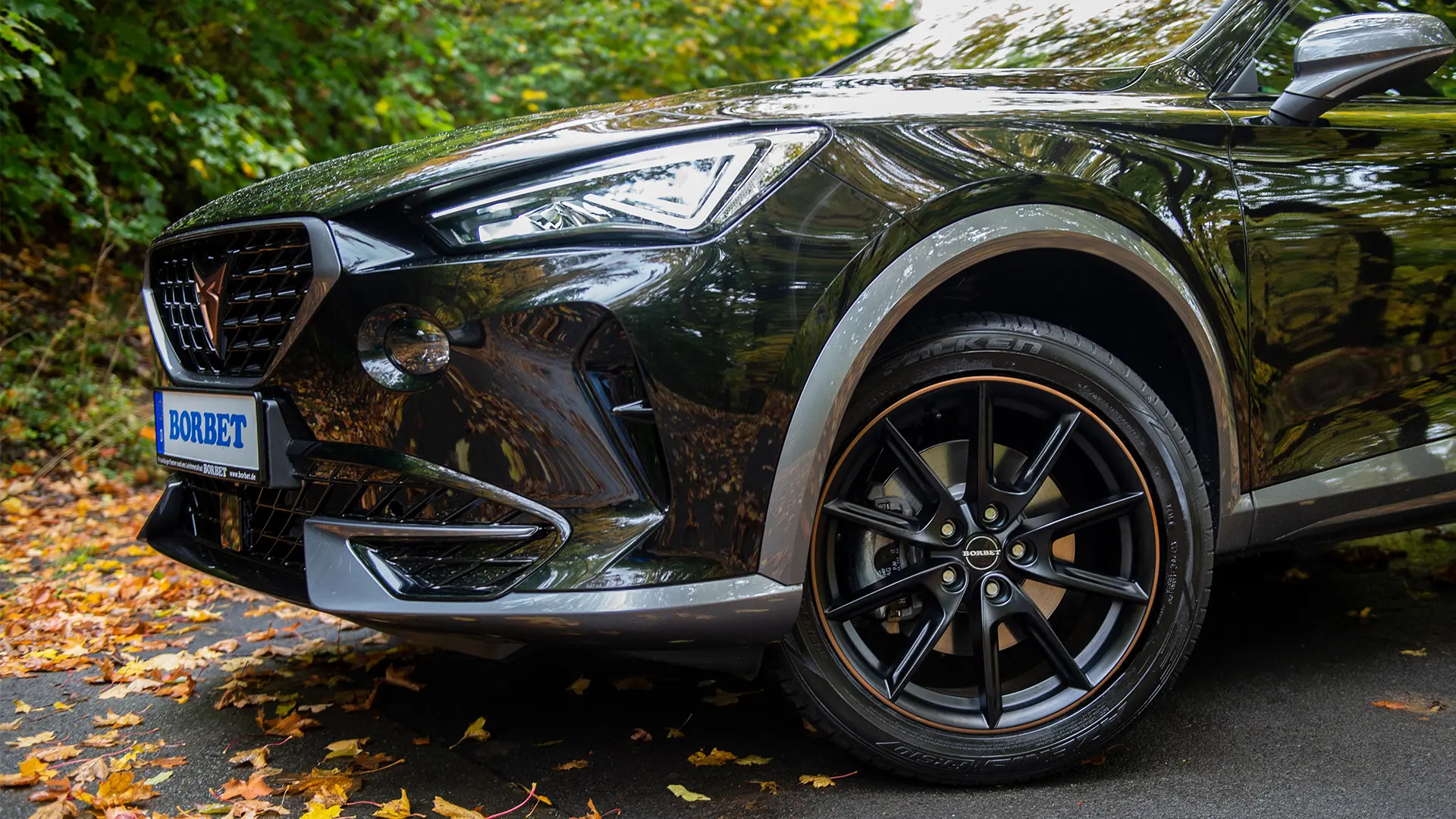 BORBET LX18 LX19 black matt rim copper Fahrzeug