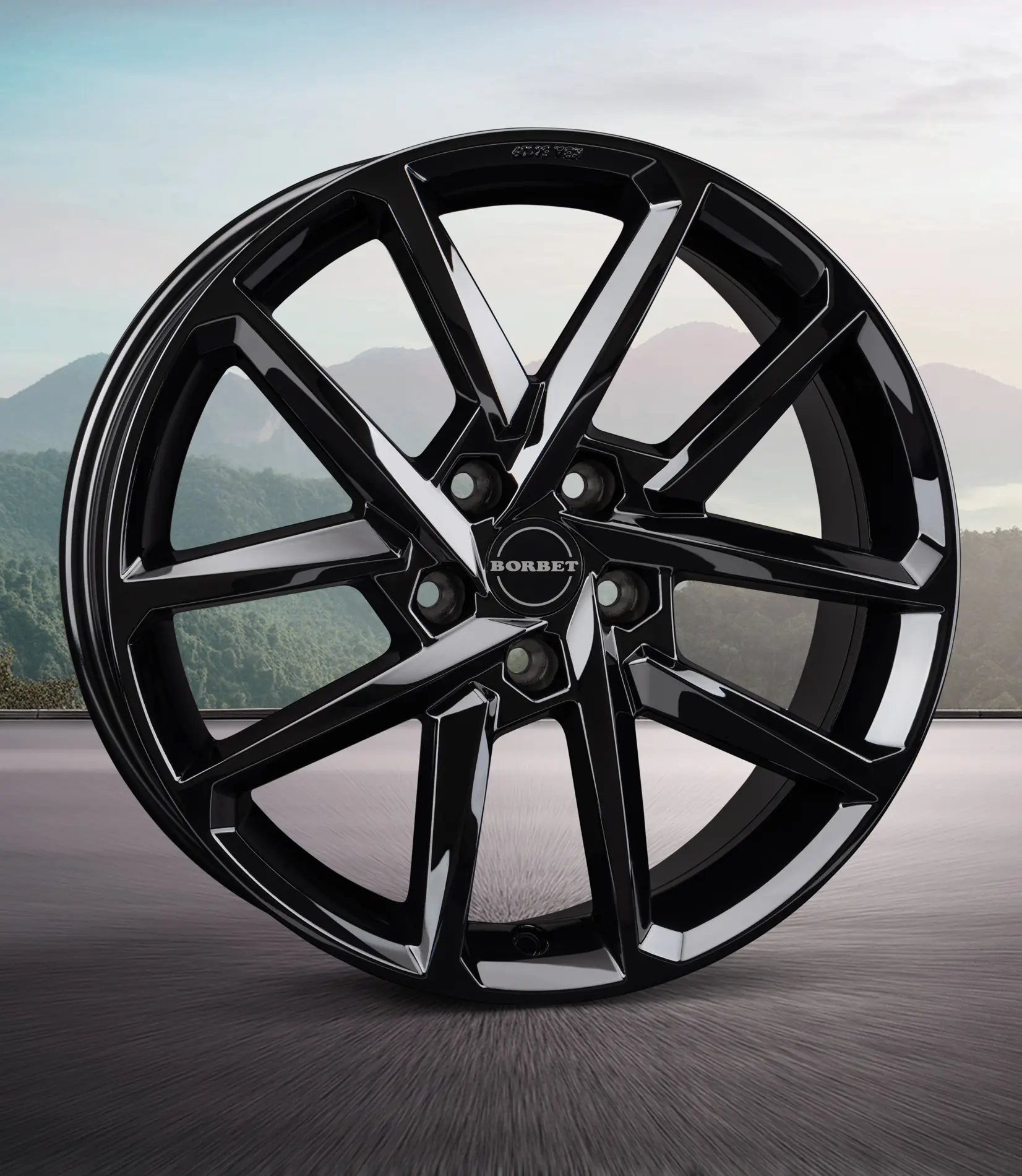 BORBET N black glossy